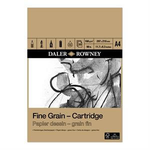Daler Rowney Fine Grain Cartridge Sketchpad A3, A4, A5